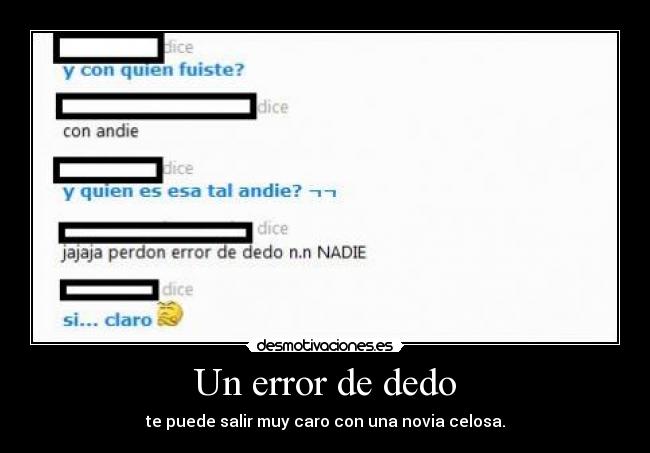 carteles nadie celos error desmotivaciones