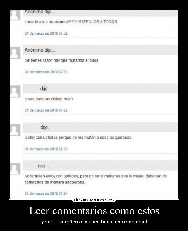 Leer comentarios como estos -