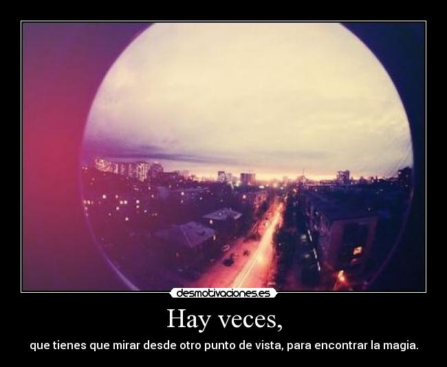 Hay veces, - 