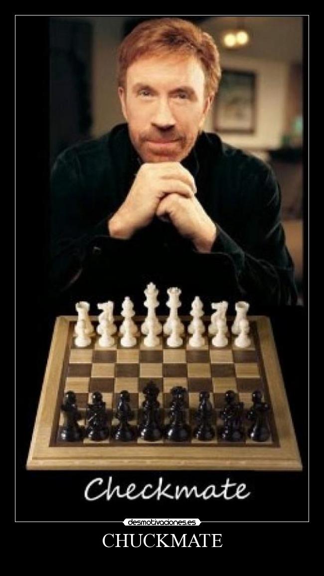 carteles chuckmate desmotivaciones