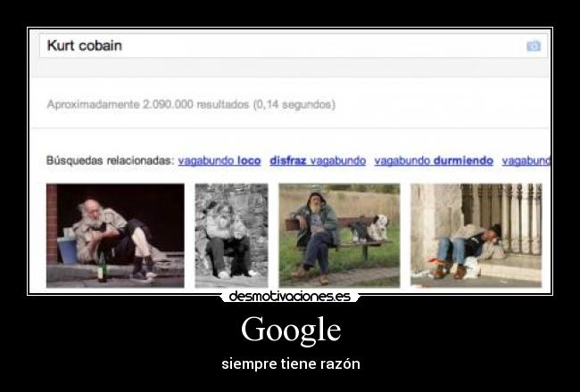 Google - siempre tiene razón
