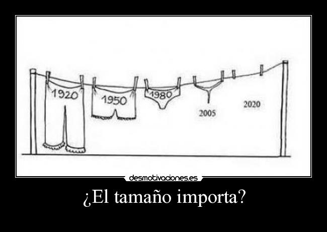 ¿El tamaño importa? -