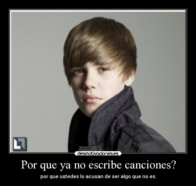 Por que ya no escribe canciones? -