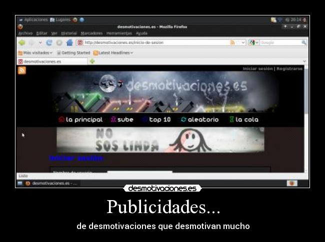 Publicidades... -