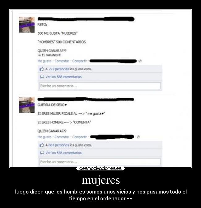 mujeres - luego dicen que los hombres somos unos vicios y nos pasamos todo el
tiempo en el ordenador ¬¬