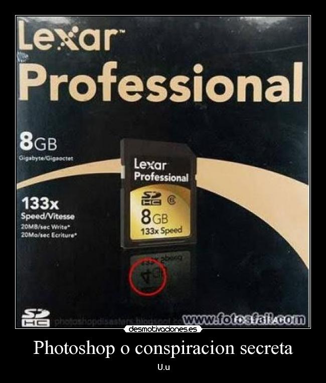 carteles photoshoo conspiracion secreta desmotivaciones