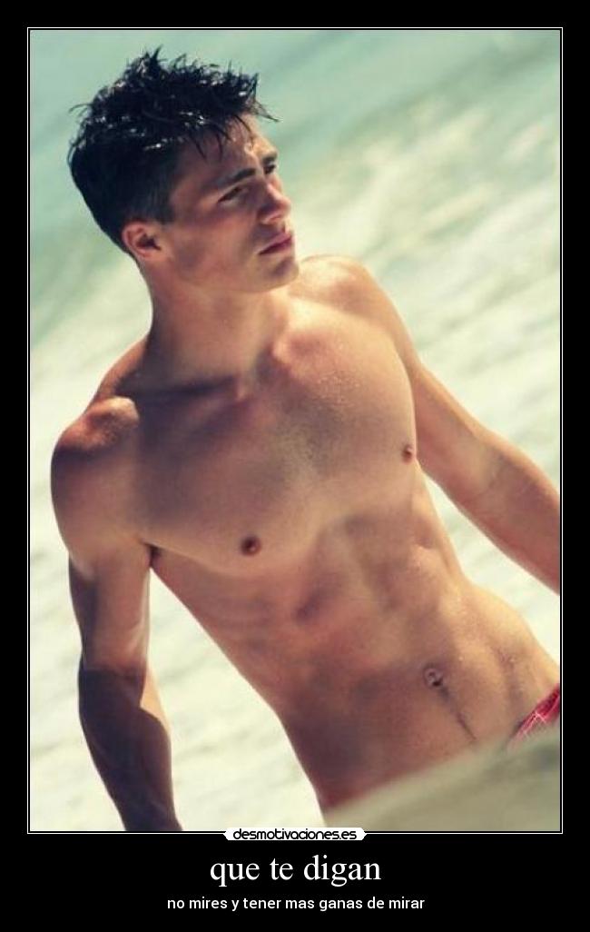 que te digan - no mires y tener mas ganas de mirar