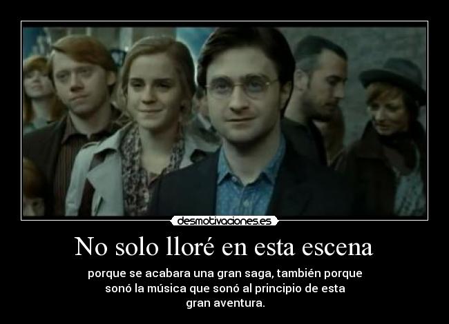 No solo lloré en esta escena -