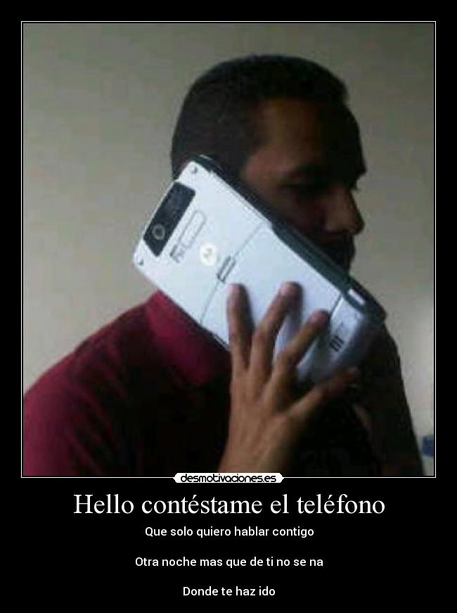 Hello contéstame el teléfono - 