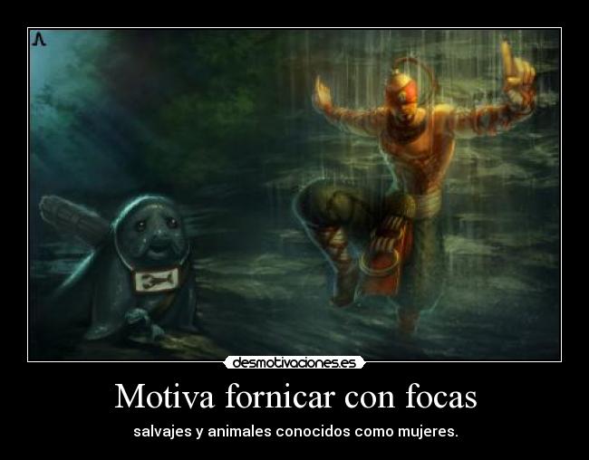 Motiva fornicar con focas - 
