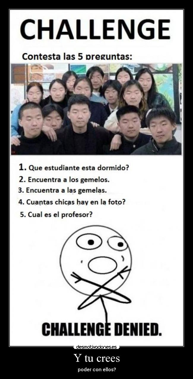 carteles challenge desmotivaciones