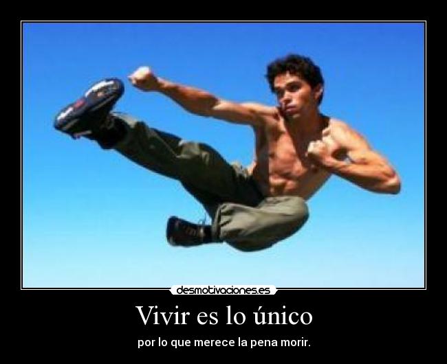 Vivir es lo único -