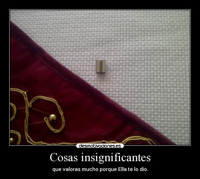 Cosas insignificantes - 