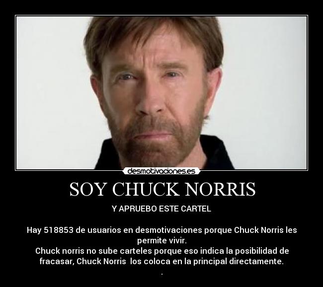 SOY CHUCK NORRIS -