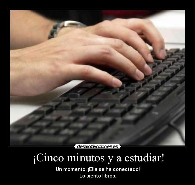 ¡Cinco minutos y a estudiar! - 