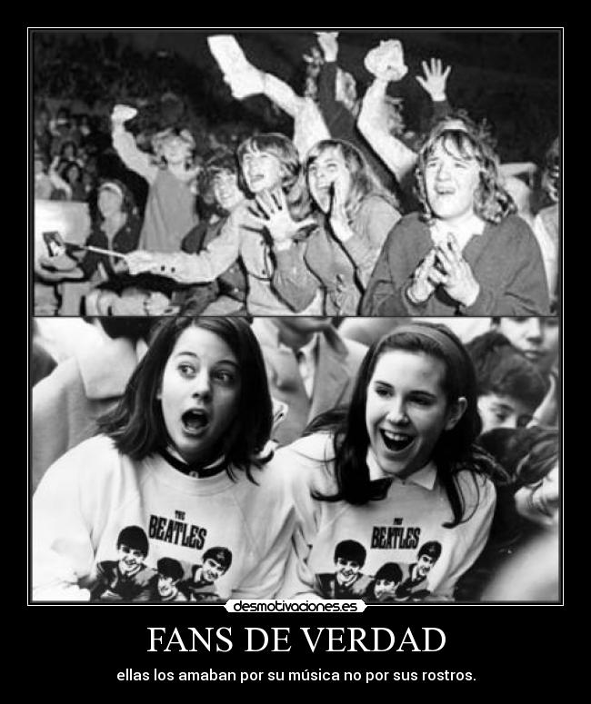 carteles the beatles musica fans rostros desmotivaciones