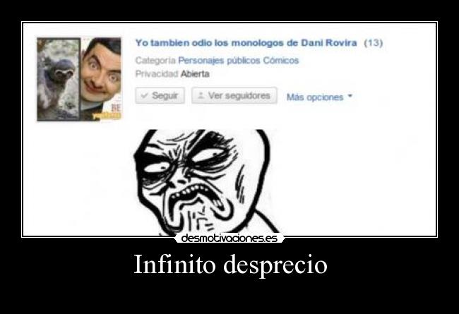 Infinito desprecio - 