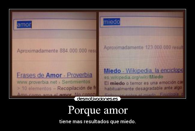 Porque amor - 