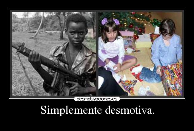 Simplemente desmotiva. -