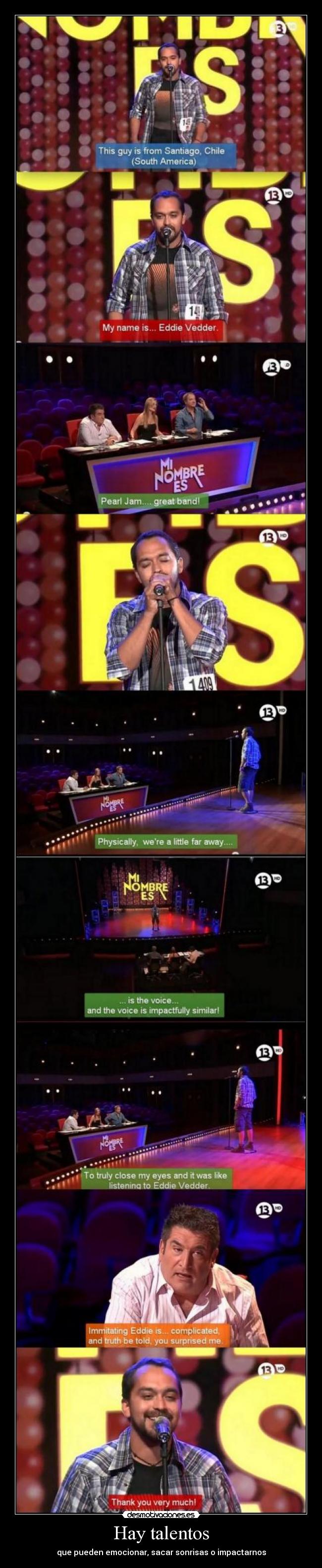 carteles ancke eddie vedder javier diaz nombre chileno desmotivaciones