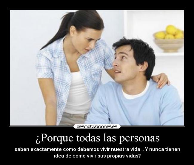 ¿Porque todas las personas - 