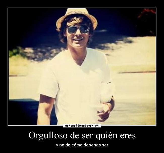 Orgulloso de ser quién eres - y no de cómo deberías ser