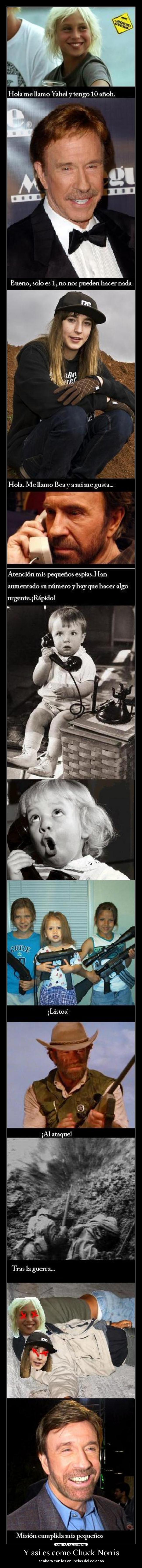 Y así es como Chuck Norris - 
