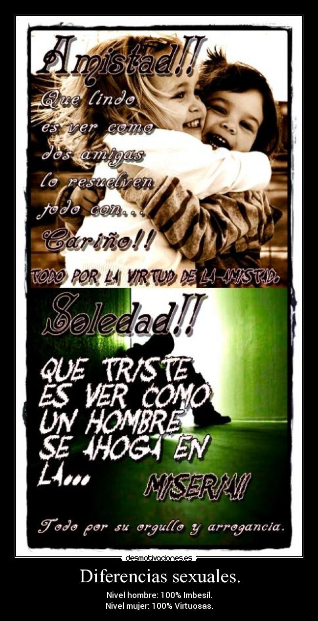 Diferencias sexuales. - 
