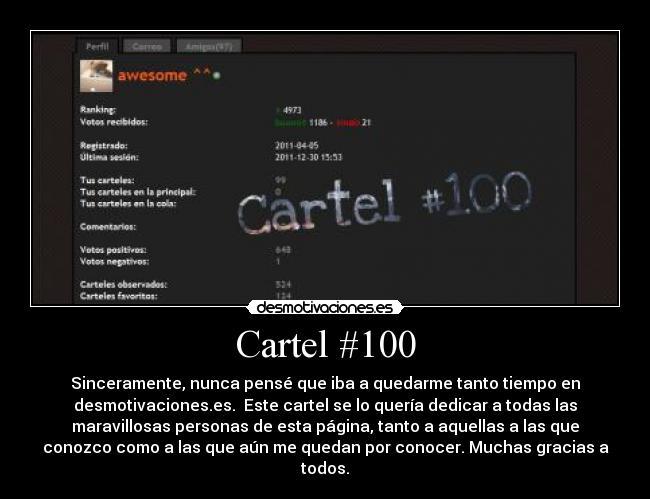 Cartel #100 - 