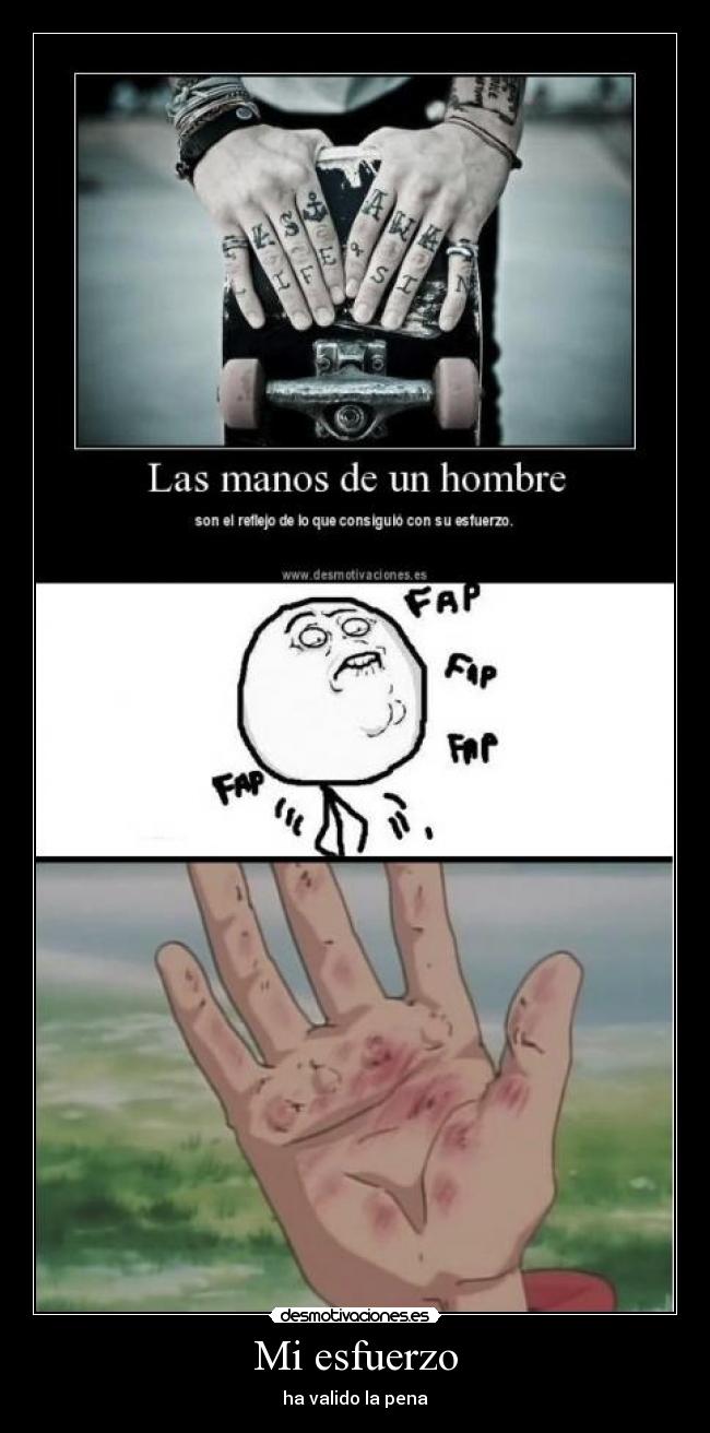 Mi esfuerzo - ha valido la pena