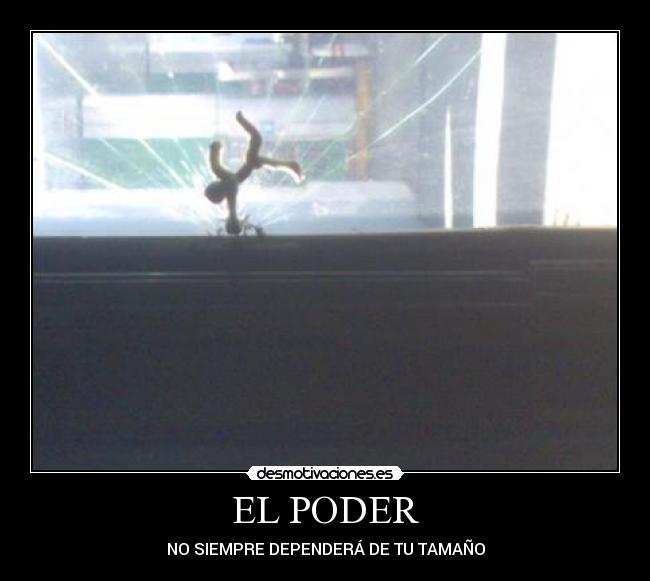 carteles foto monigote superpoderoso desmotivaciones