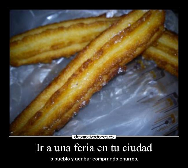 Ir a una feria en tu ciudad -