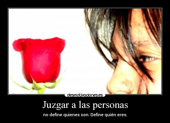 Juzgar a las personas -
