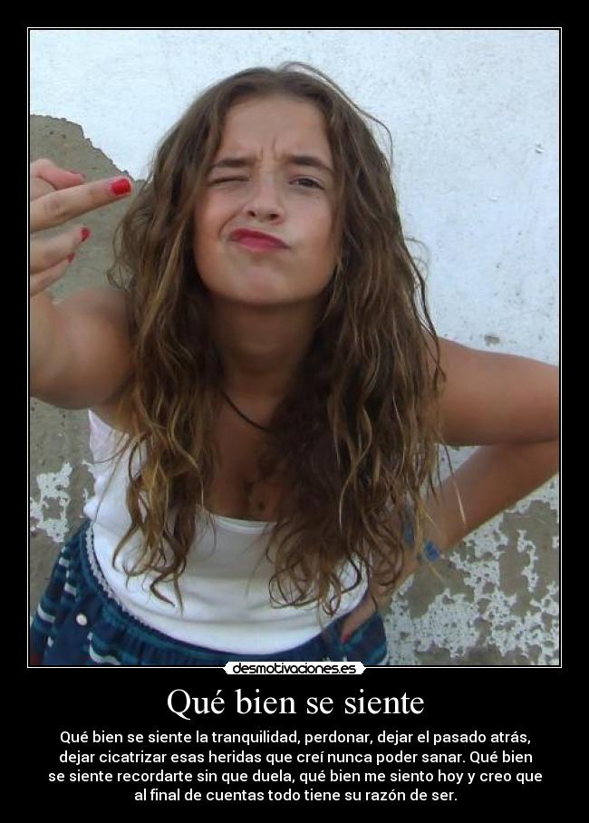 Qué bien se siente - 