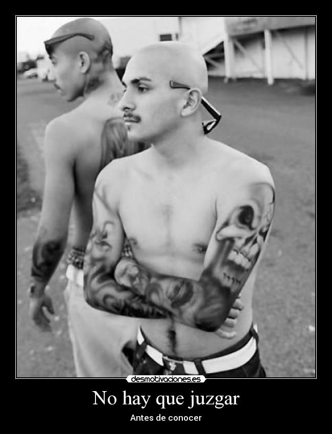 No hay que juzgar -