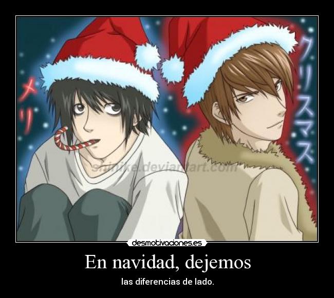 En navidad, dejemos -