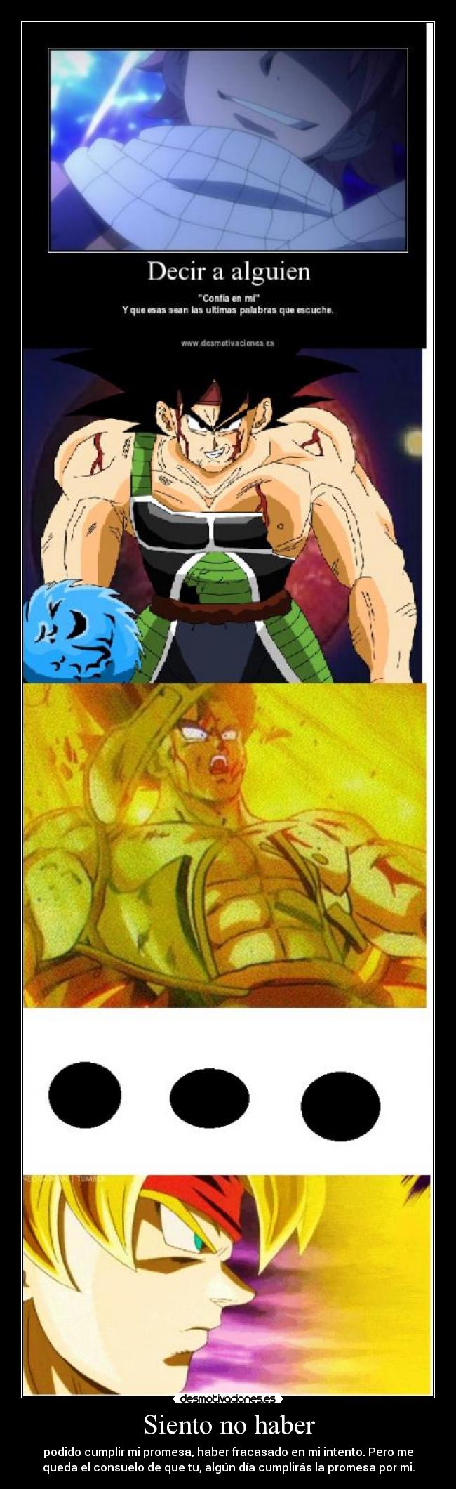 carteles goku bardock toriyama desmotivaciones