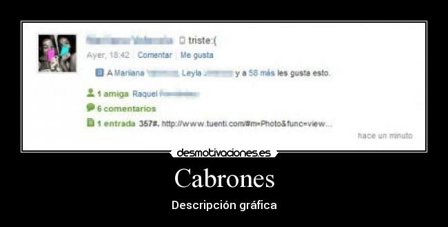 Cabrones - Descripción gráfica
