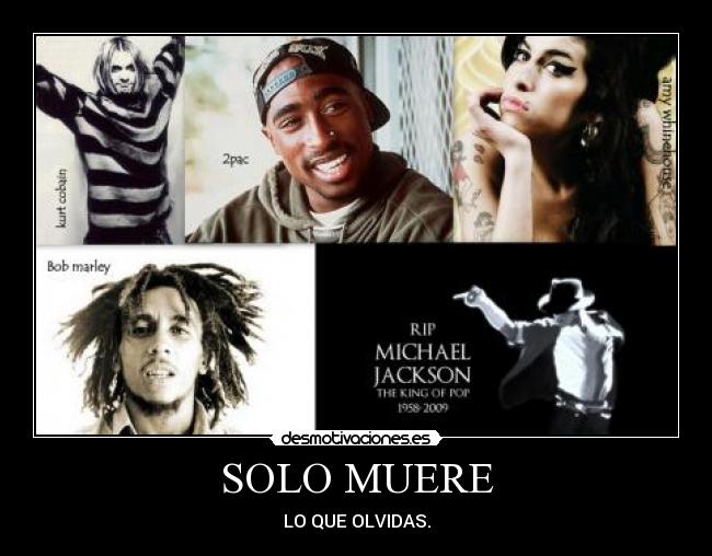 SOLO MUERE - LO QUE OLVIDAS.