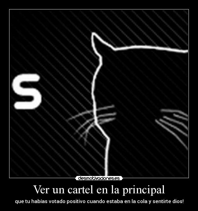 Ver un cartel en la principal -