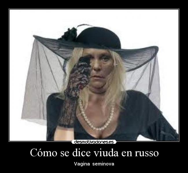 Cómo se dice viuda en russo - 