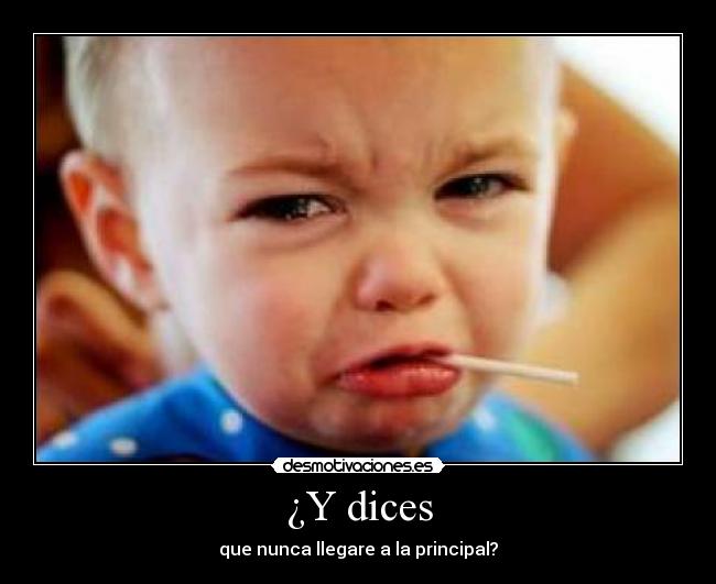 ¿Y dices -