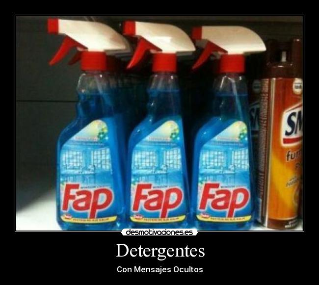 Detergentes - Con Mensajes Ocultos