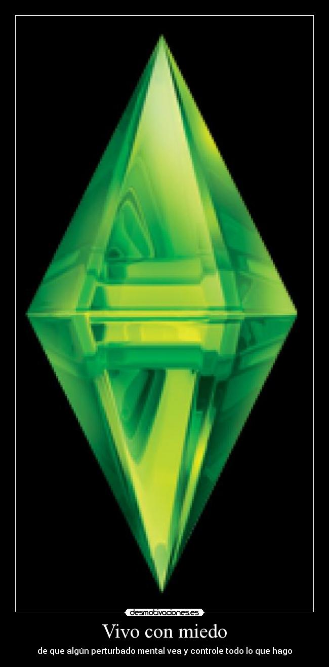 Vivo con miedo - de que algún perturbado mental vea y controle todo lo que hago