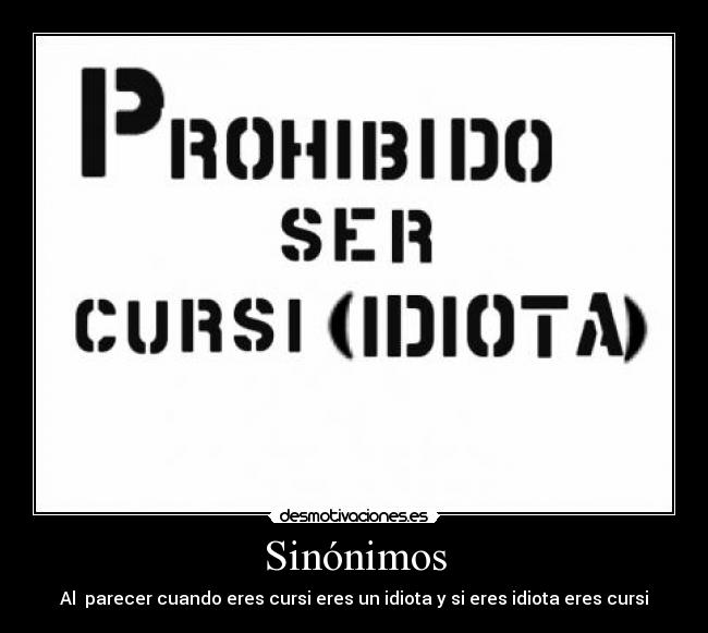 Sinónimos -