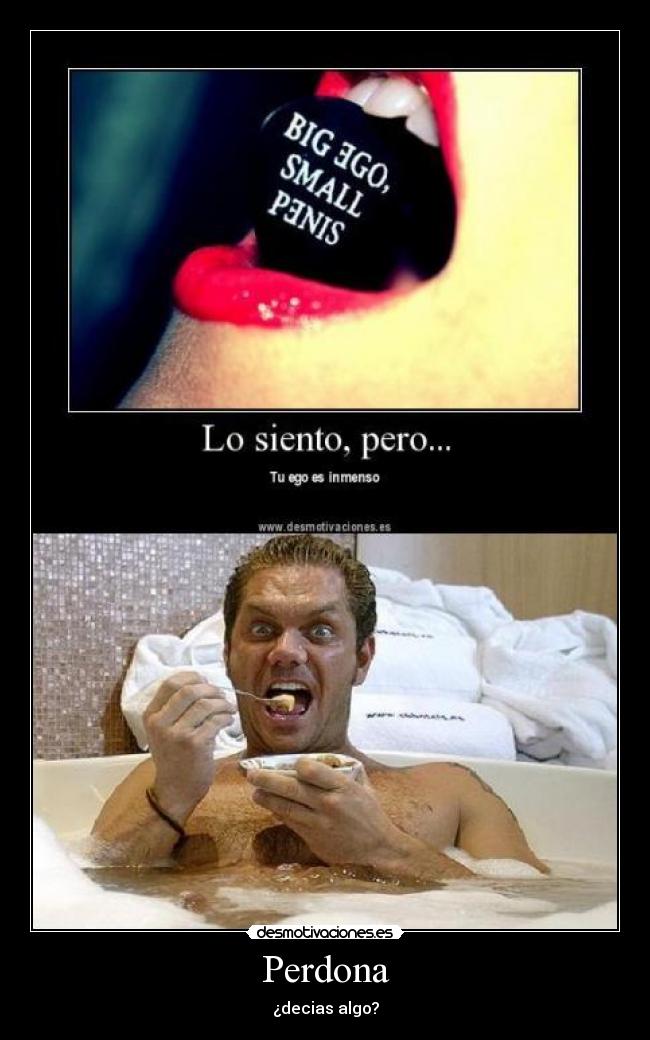 Perdona - ¿decias algo?