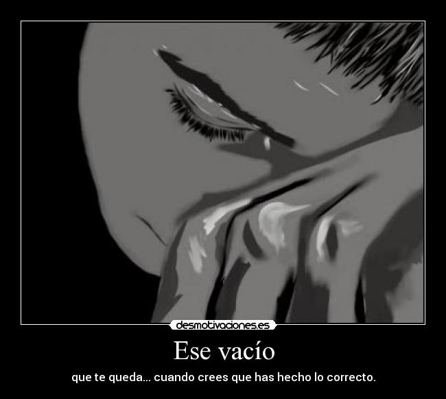 Ese vacío -