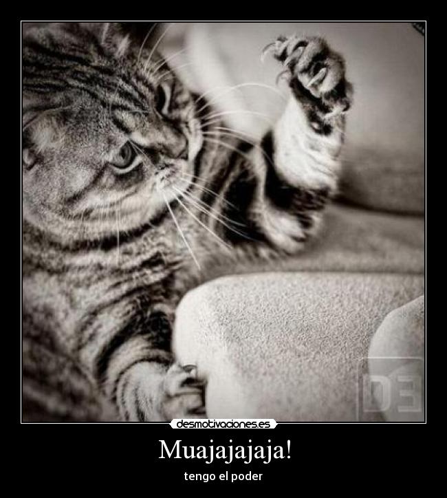 Muajajajaja! - tengo el poder