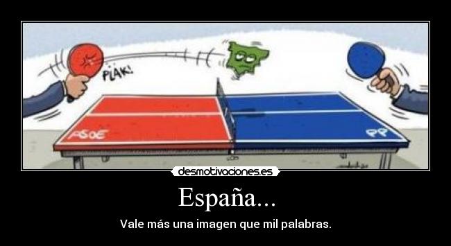 España... - Vale más una imagen que mil palabras.