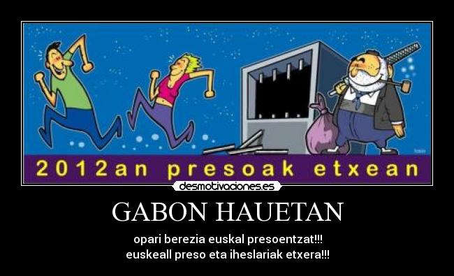 carteles euskal presoak desmotivaciones